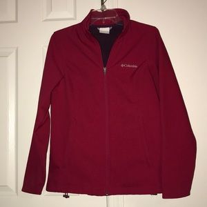 Red Columbia jacket